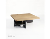 TABLE BASSE CARRE COMPIL